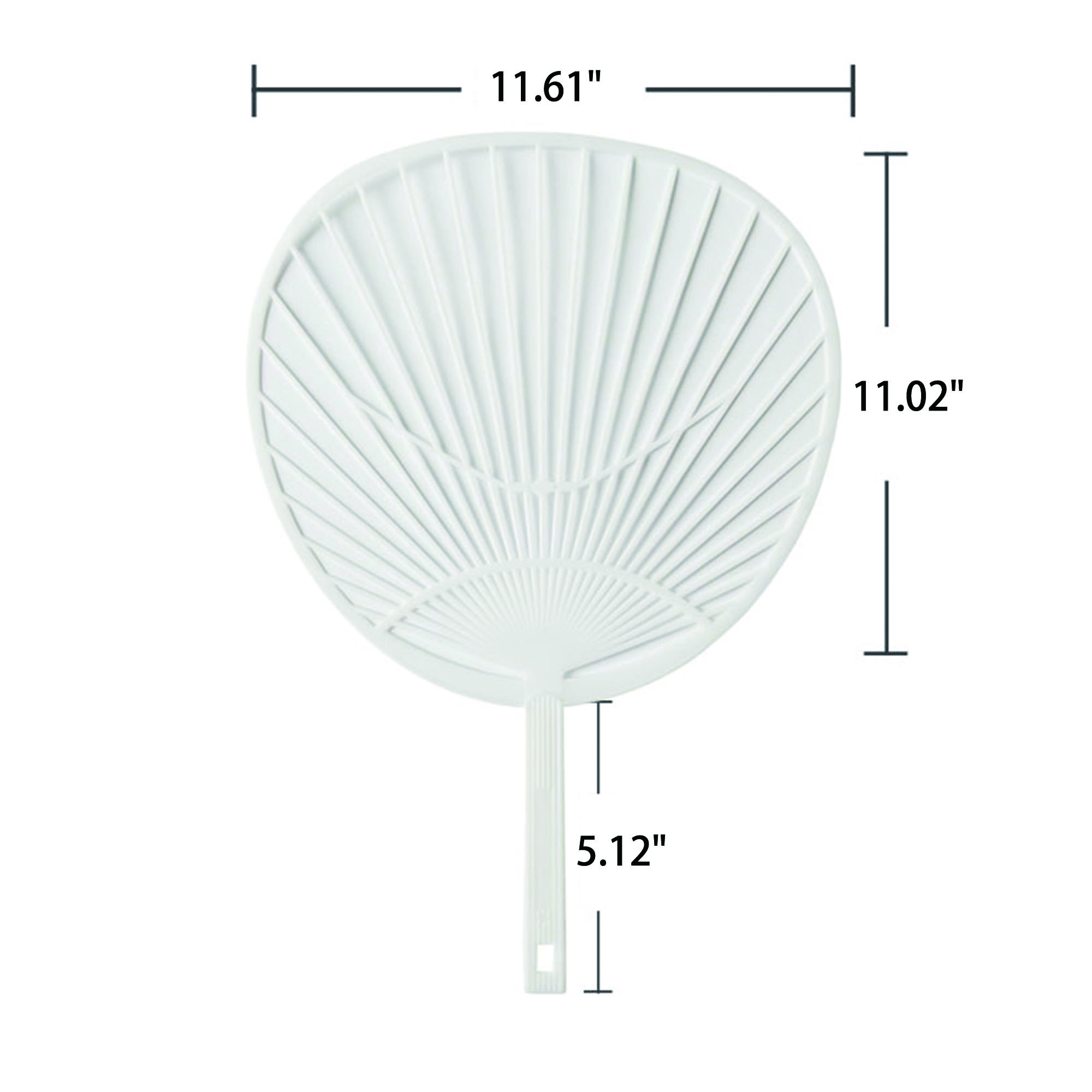 Full Color Stylish Plastic Advertising Hand Fan 3