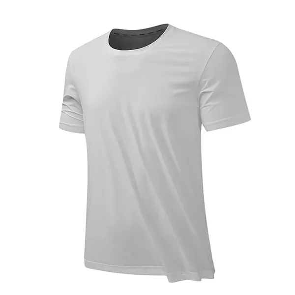 Silk Ice Round Neck T-Shirt - Moisture-Wicking Top 2