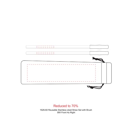 Reusable Stainless steel Straw Set with Brush 15