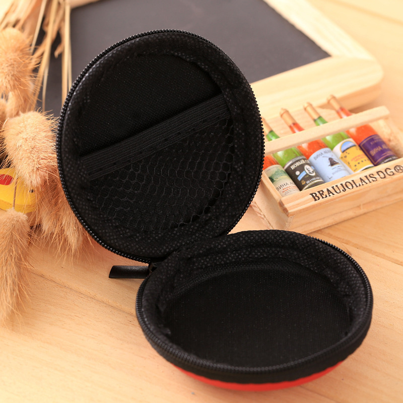 Small Round Earbud Storage Case 5