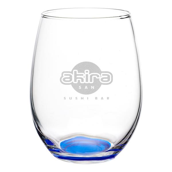 Liquid Lunch 15 oz Stemless Wine Glasses 22