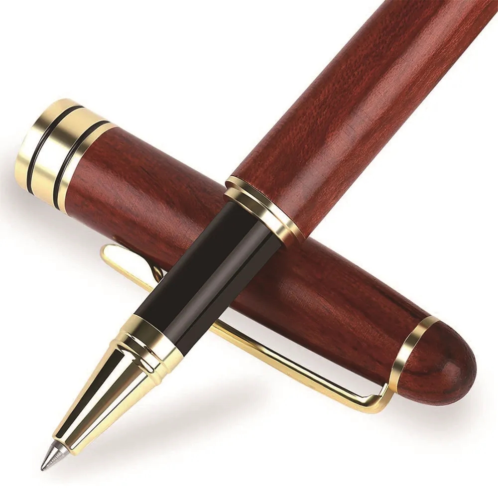 Luxury Wood Ballpoint Pens with Extra Refills Gift Set 2