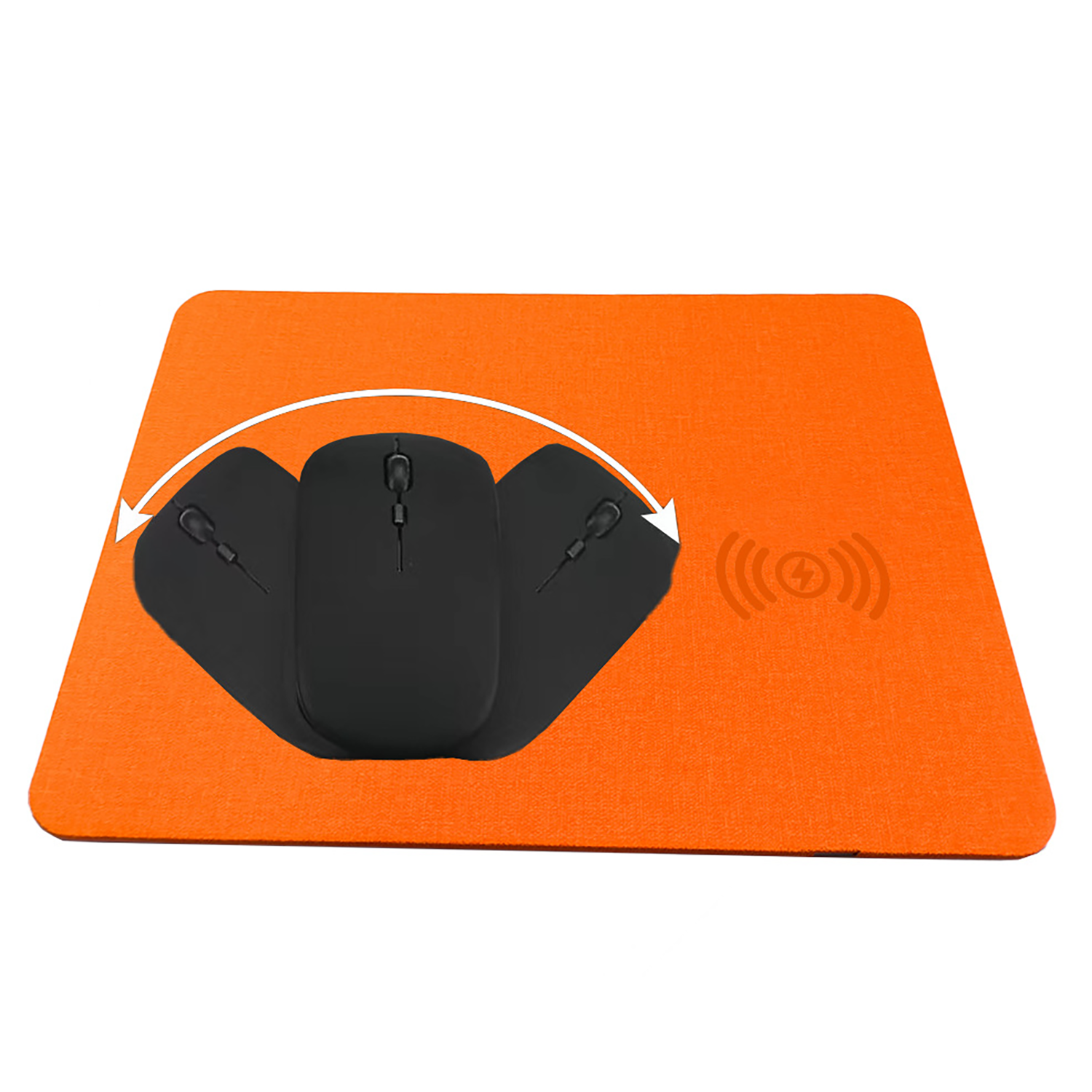 PU Mouse Pad With Wireless Charger 5