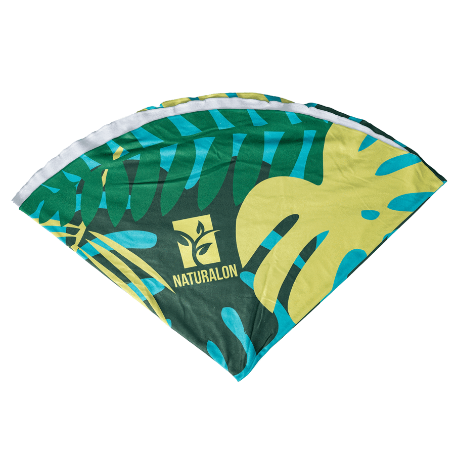Round Subli-Sheared Velour Beach Towel (60" Diameter) 4