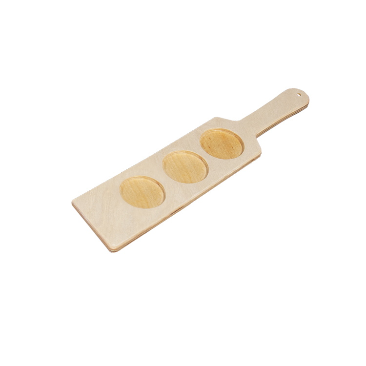 Plywood Sampler Paddle - 3 Pocket 4