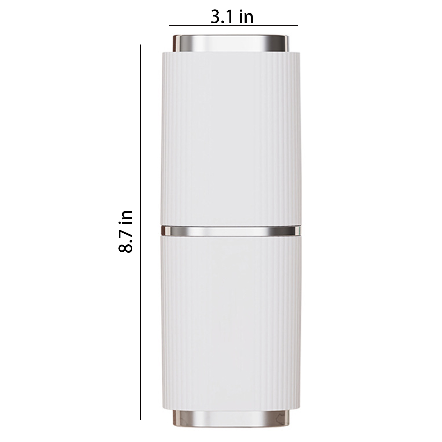 2-in-1 Travel Toiletry Cup & Toothbrush Holder Set w/ Lid 3
