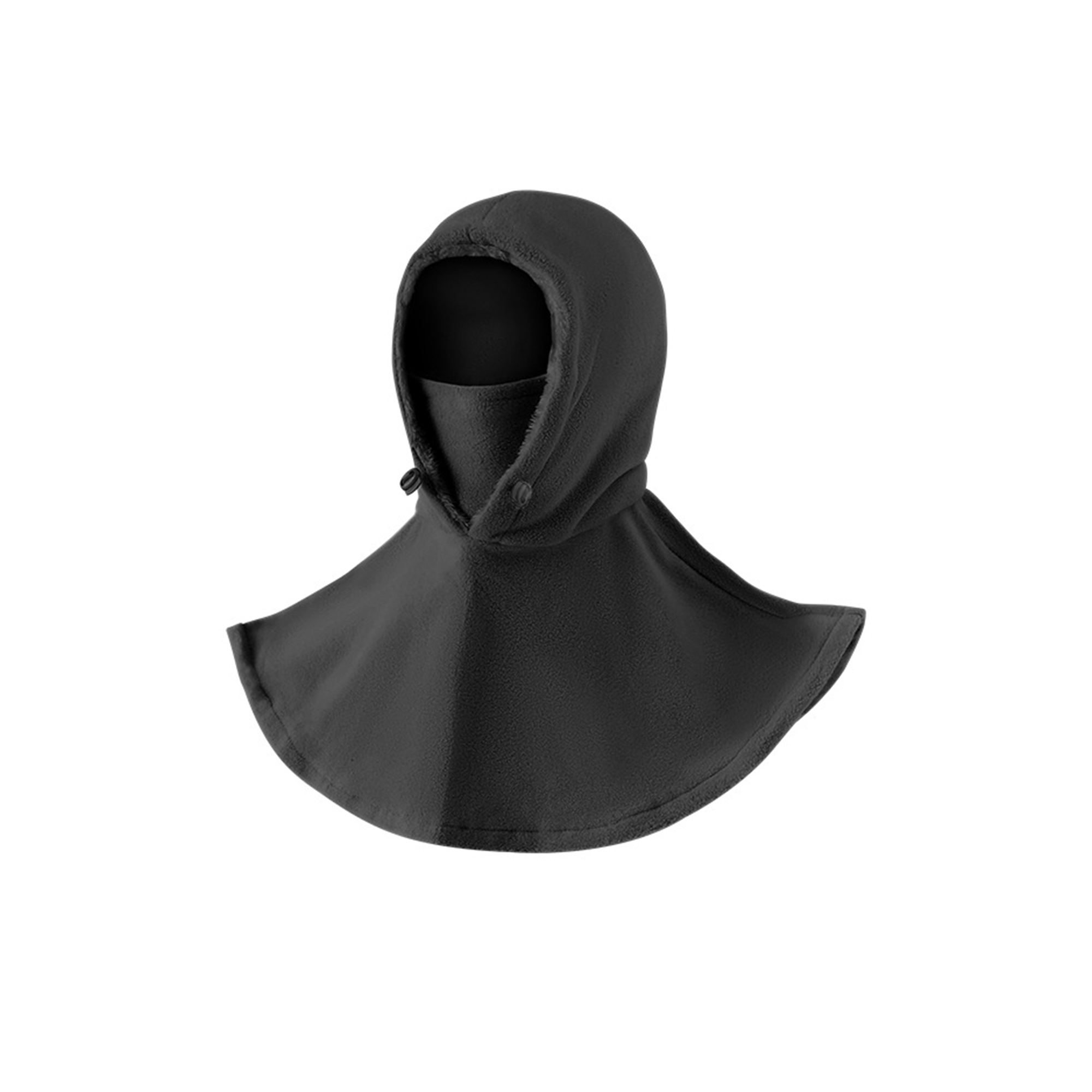 Fleece Wind Snow Hood With Mask 9.8 x 23" 4