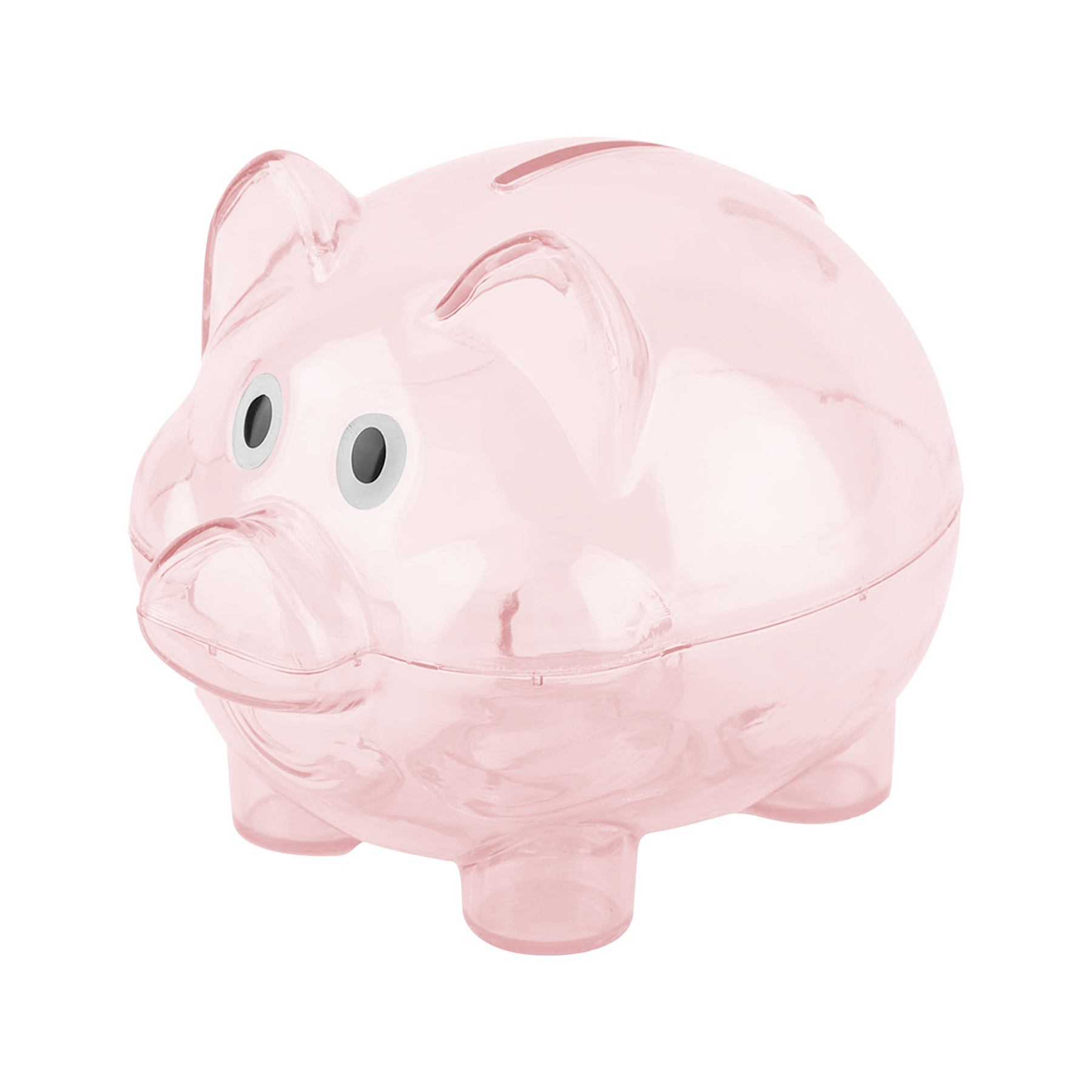 Clear Plastic Piggy Bank 8