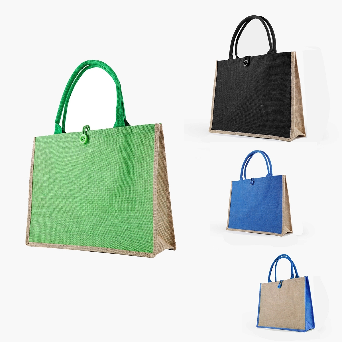 Natural Jute Tote Bag, custom tote bag with logo imprint 2