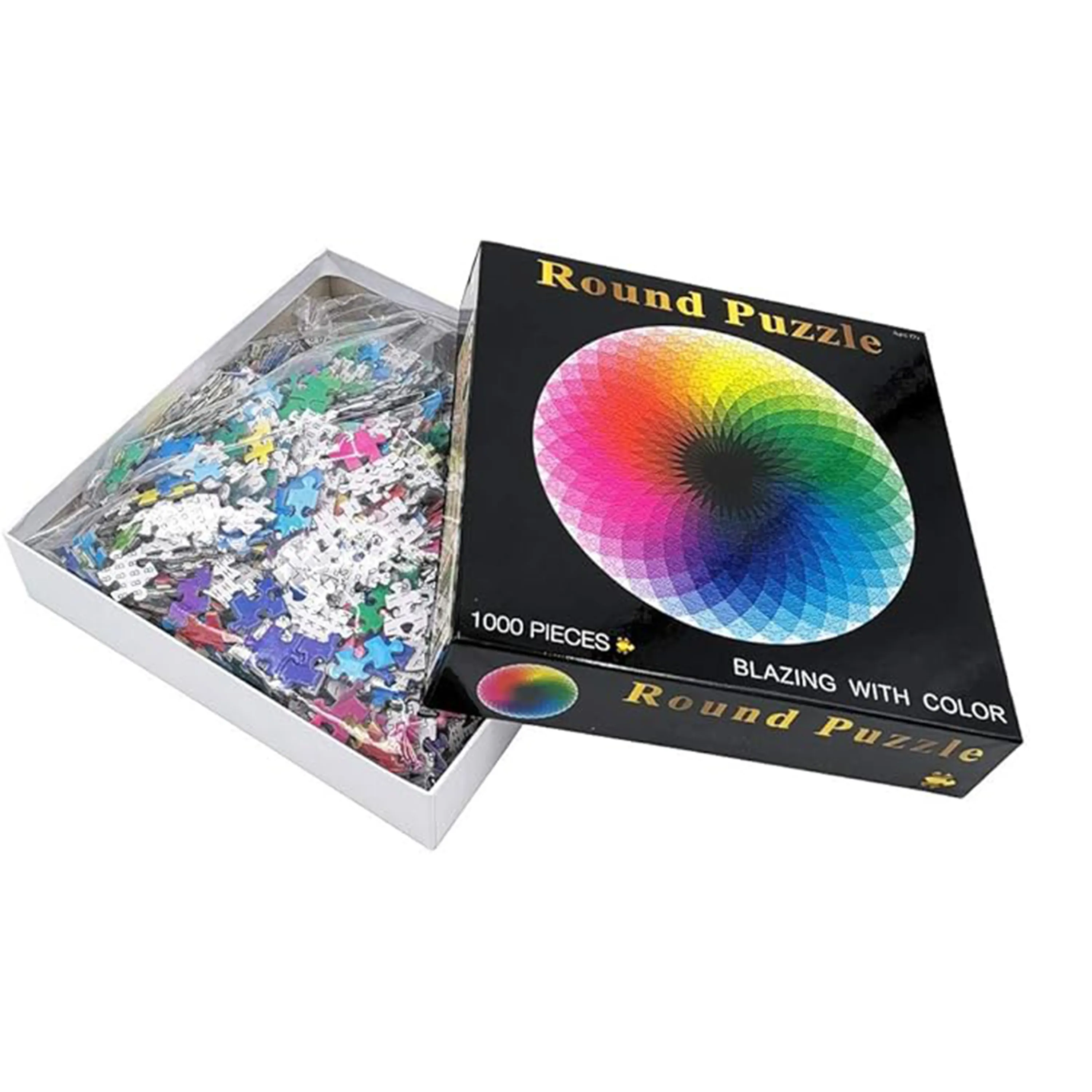 Custom Circle Round JigsawPuzzles for Adults 1000 Pcs Game 2