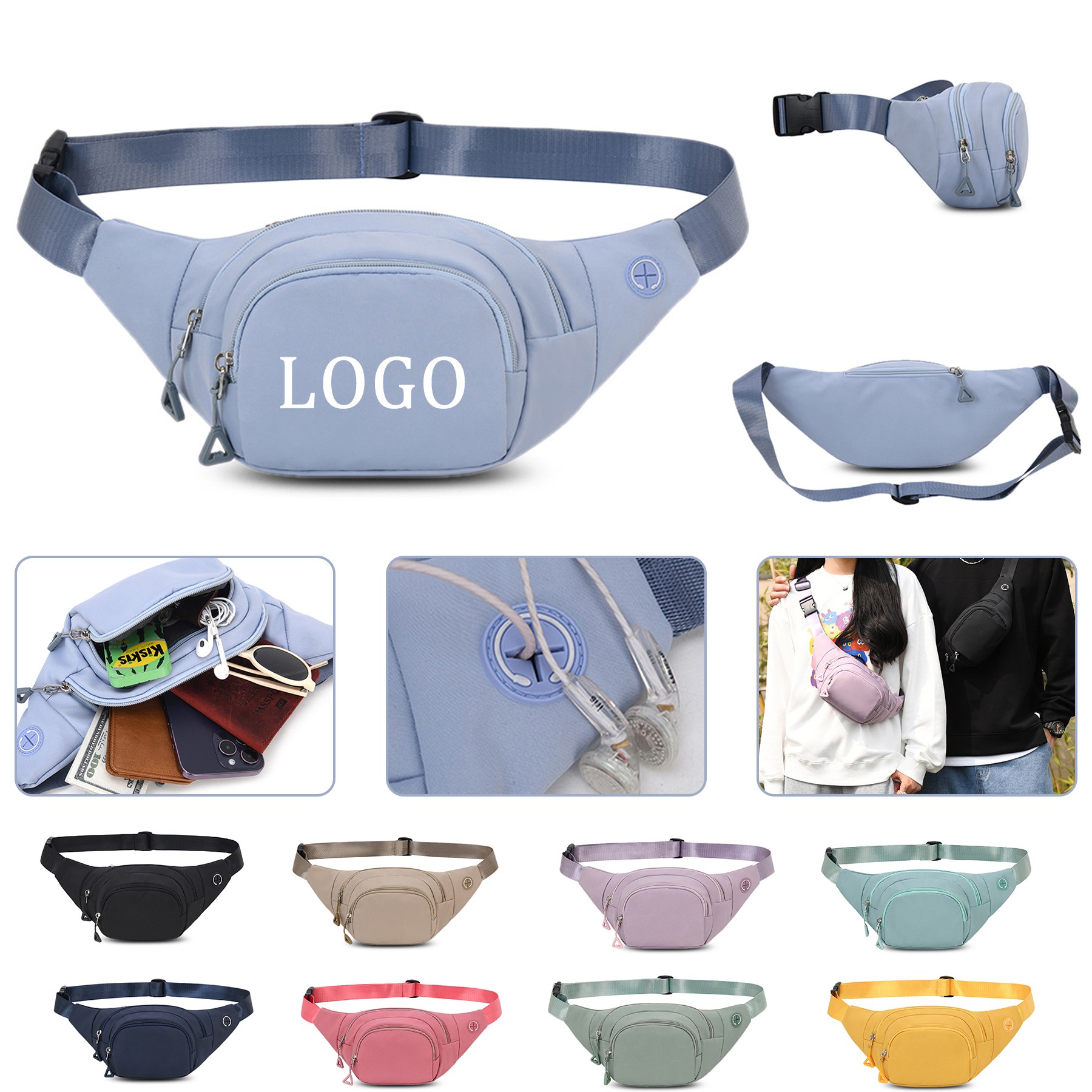 Nylon Belt Bag