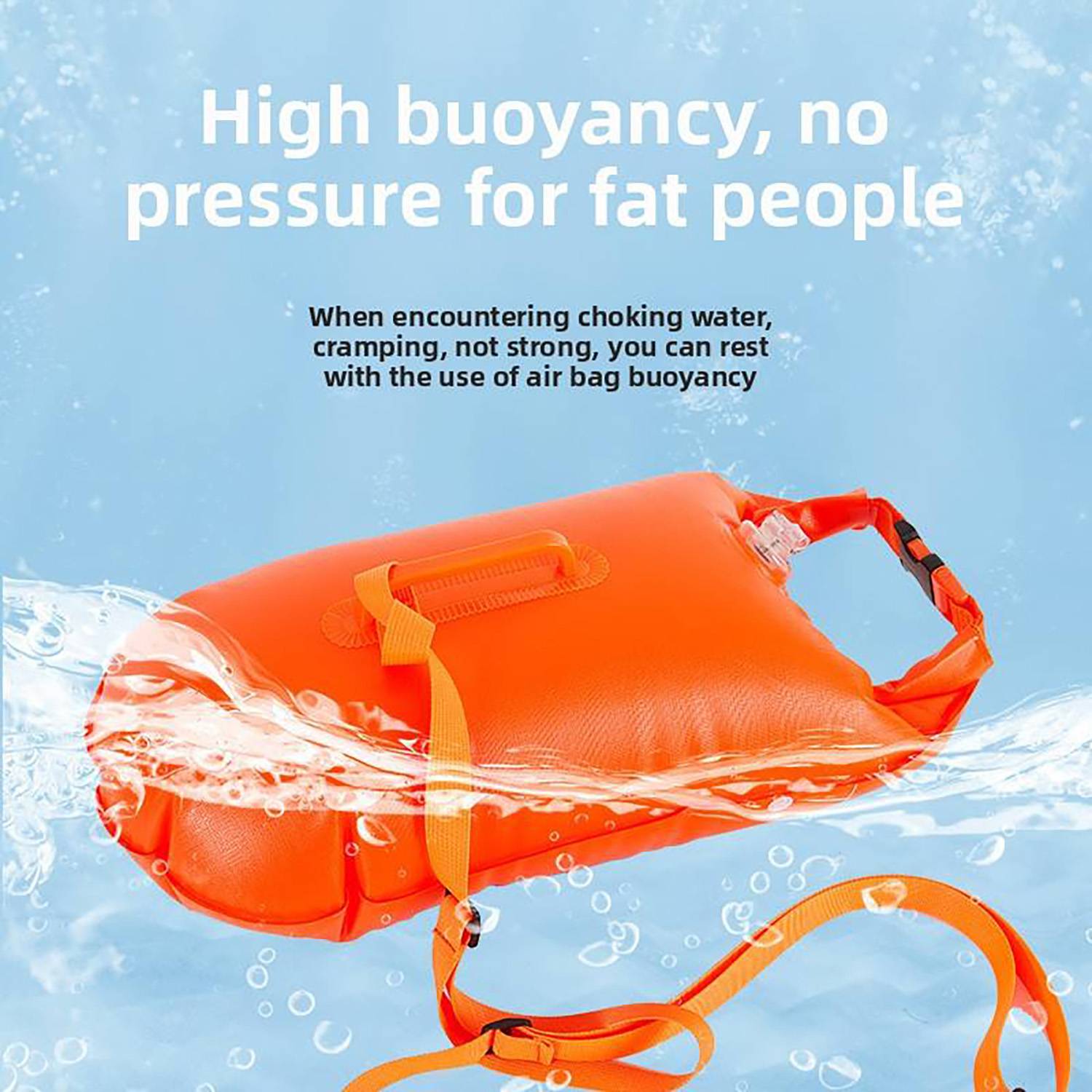 20L Large Swim Buoy Safety Float w/ Storage 5