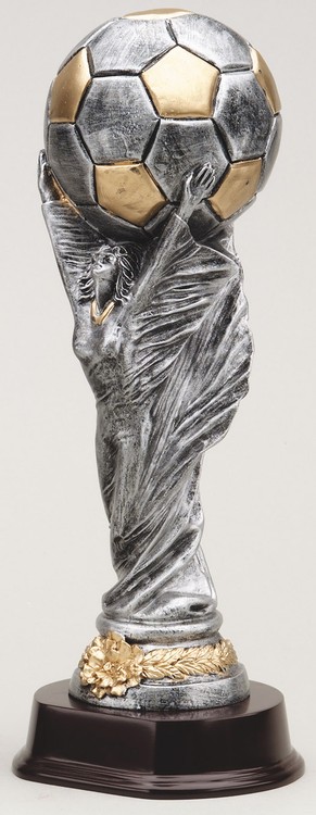 12" Tall World Cup Soccer Figure Award 2