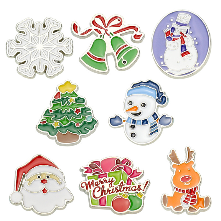 Christmas Lapel Pin Hard Enamel 2