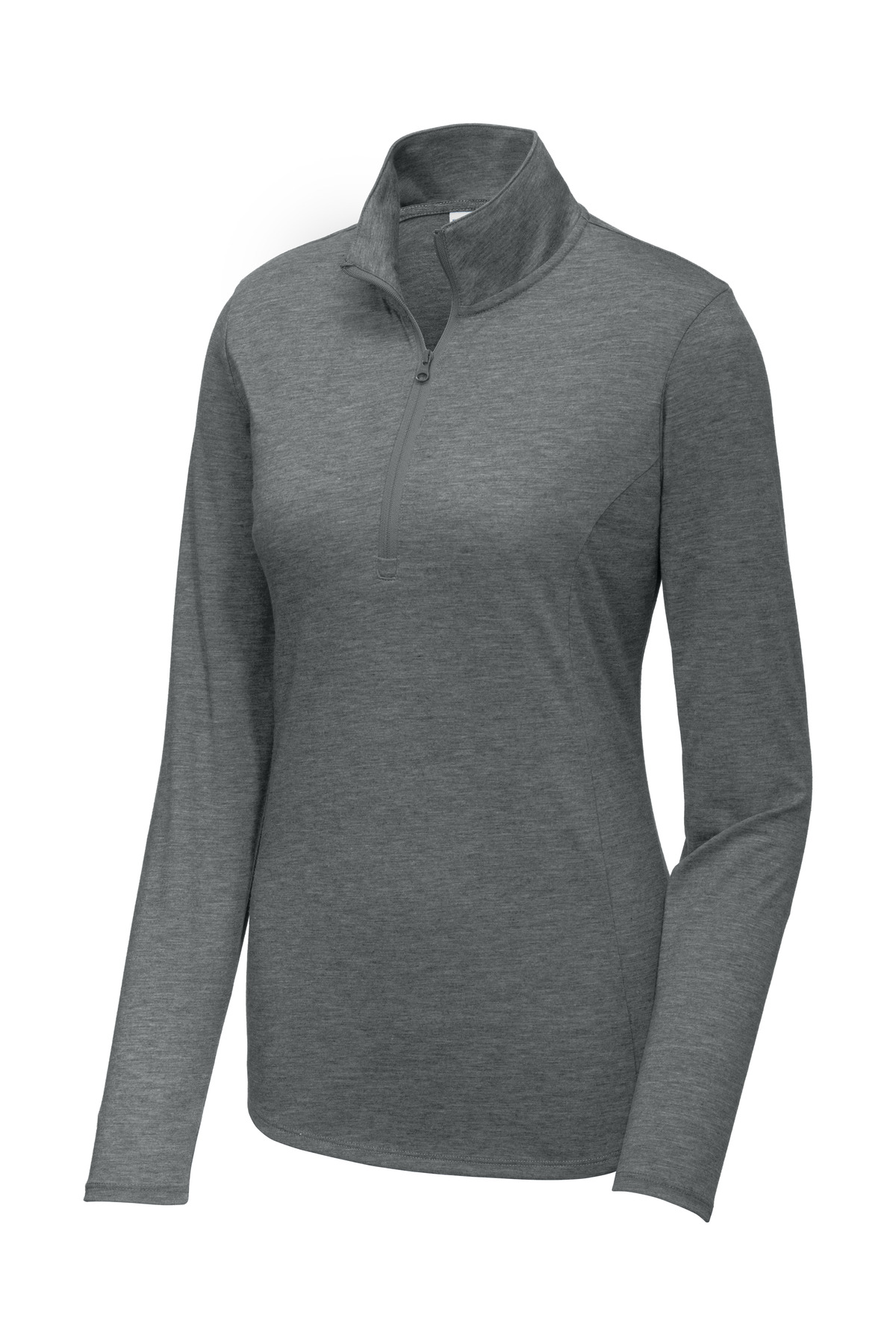 Sport-Tek Women's PosiCharge Tri-Blend Wicking 1/4-Zip Pullover. LST407 35