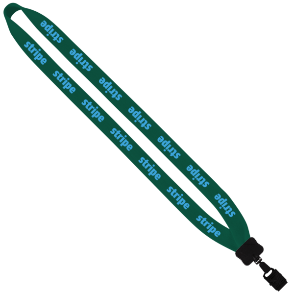 3/4" Cotton Lanyard with Plastic Clamshell & O-Ring 7