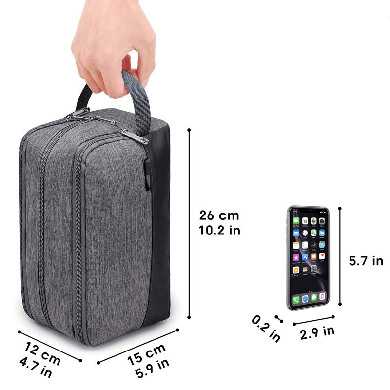 Toiletry Bag for Men Hanging Dopp Kit Water Resistant Shaving Bag 4