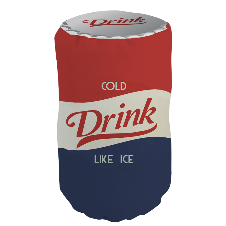 Beer Can Shaped Sublimated Pillow 6