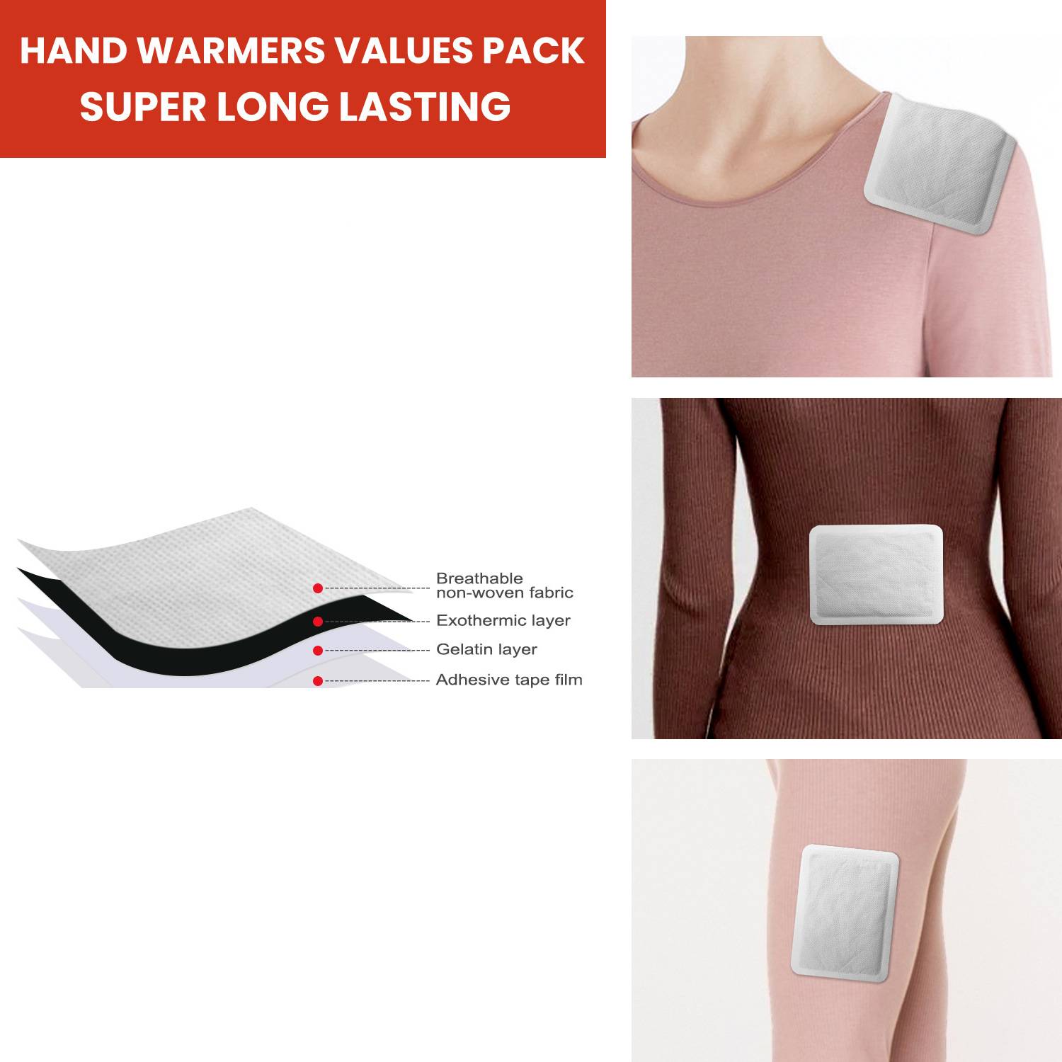 2 Pack Portable Disposable Hand Warmers 4