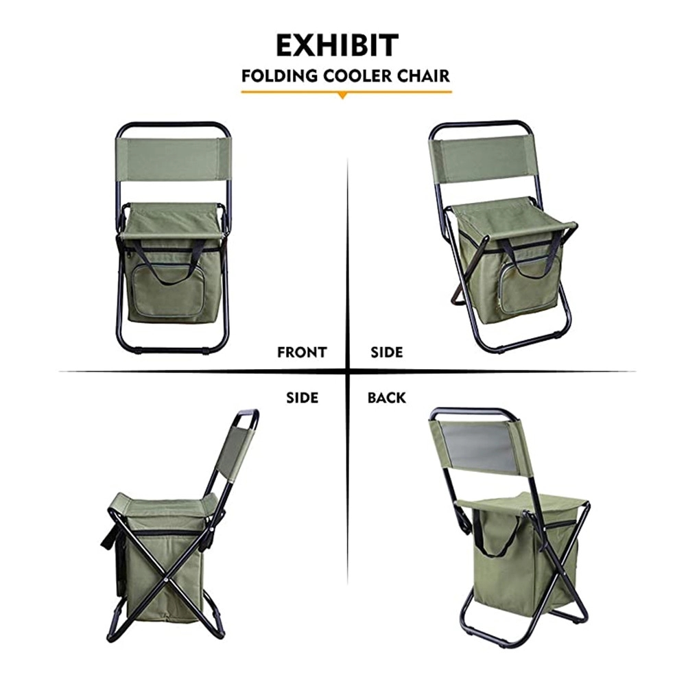 Portable Camping Chair with Cooler Bag 3