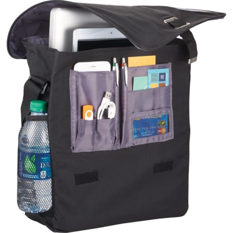 Gridlock Vertical 15" Computer Messenger Bag 1