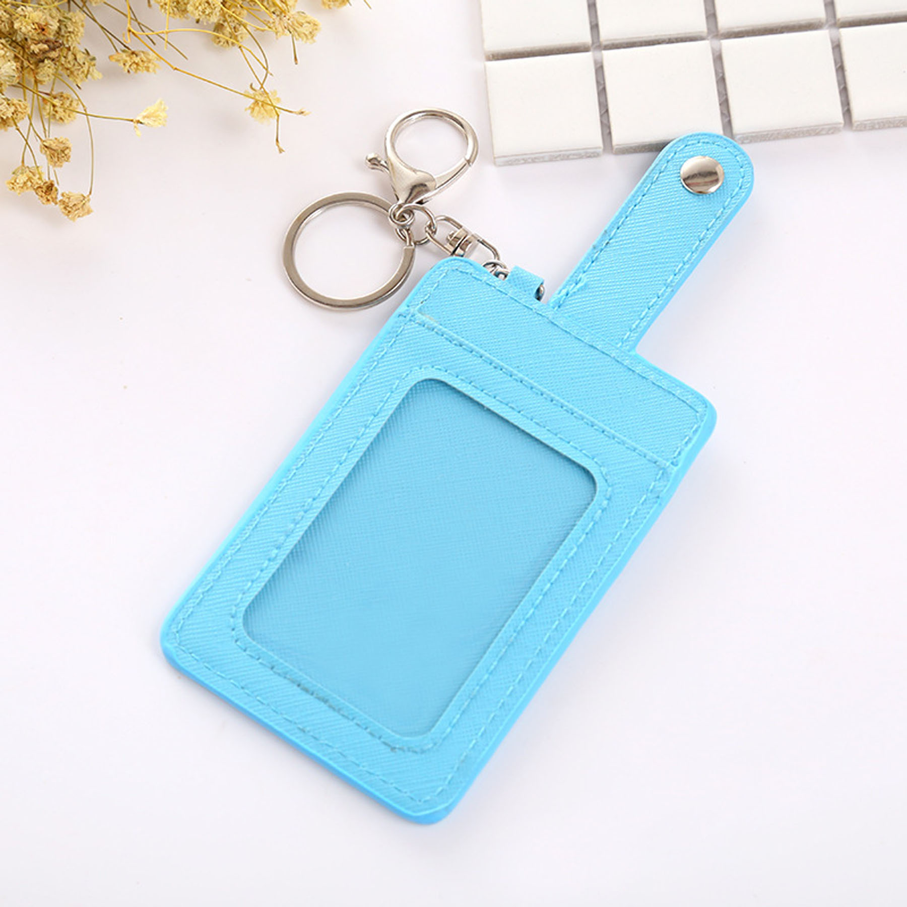 ID Card Holder Keychain 9