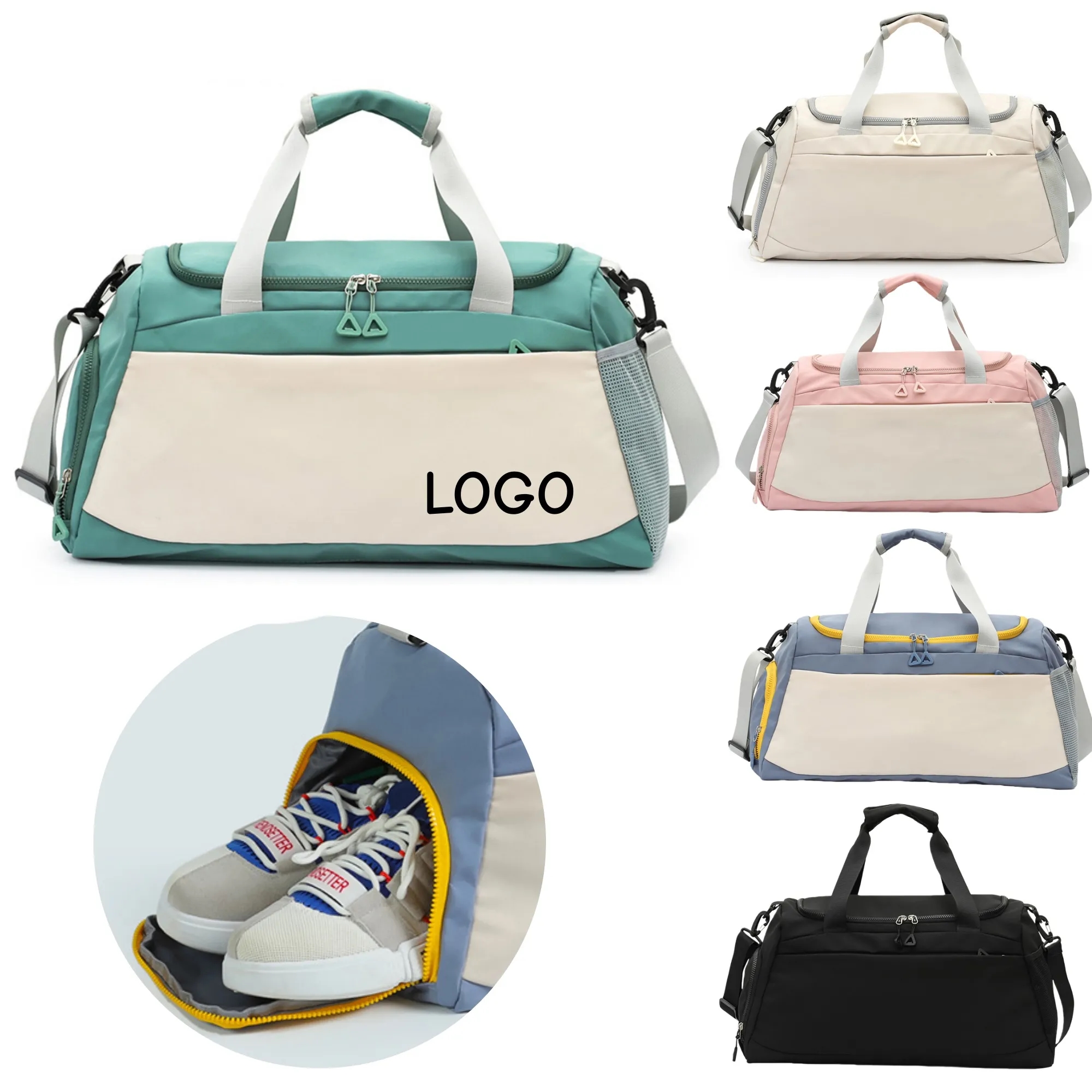 Large Capacity Duffle Bag Sports Tote Custom Logo