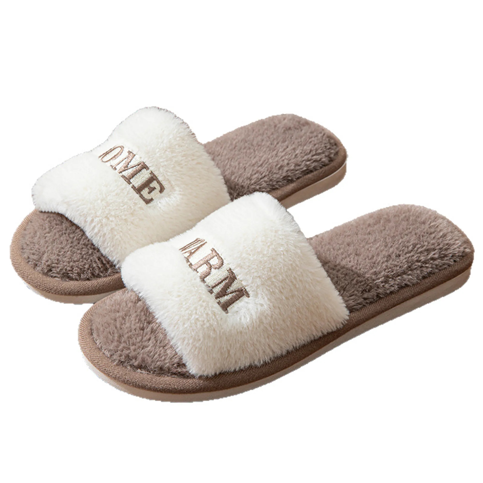 Anti-slip Plush Slipper, Cozy Indoor Footwear 2