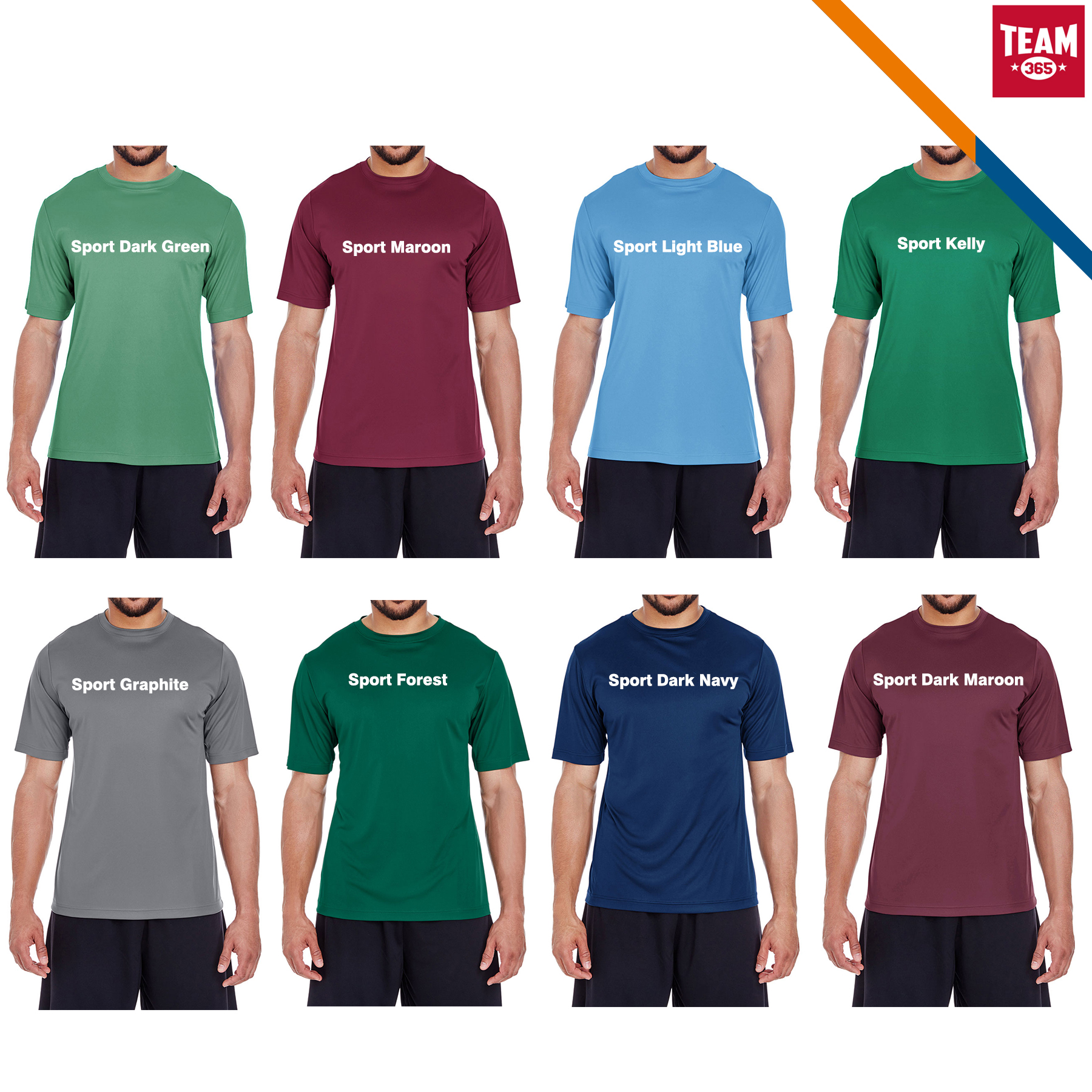 Team 365® Men's Zone Performance Tees 4