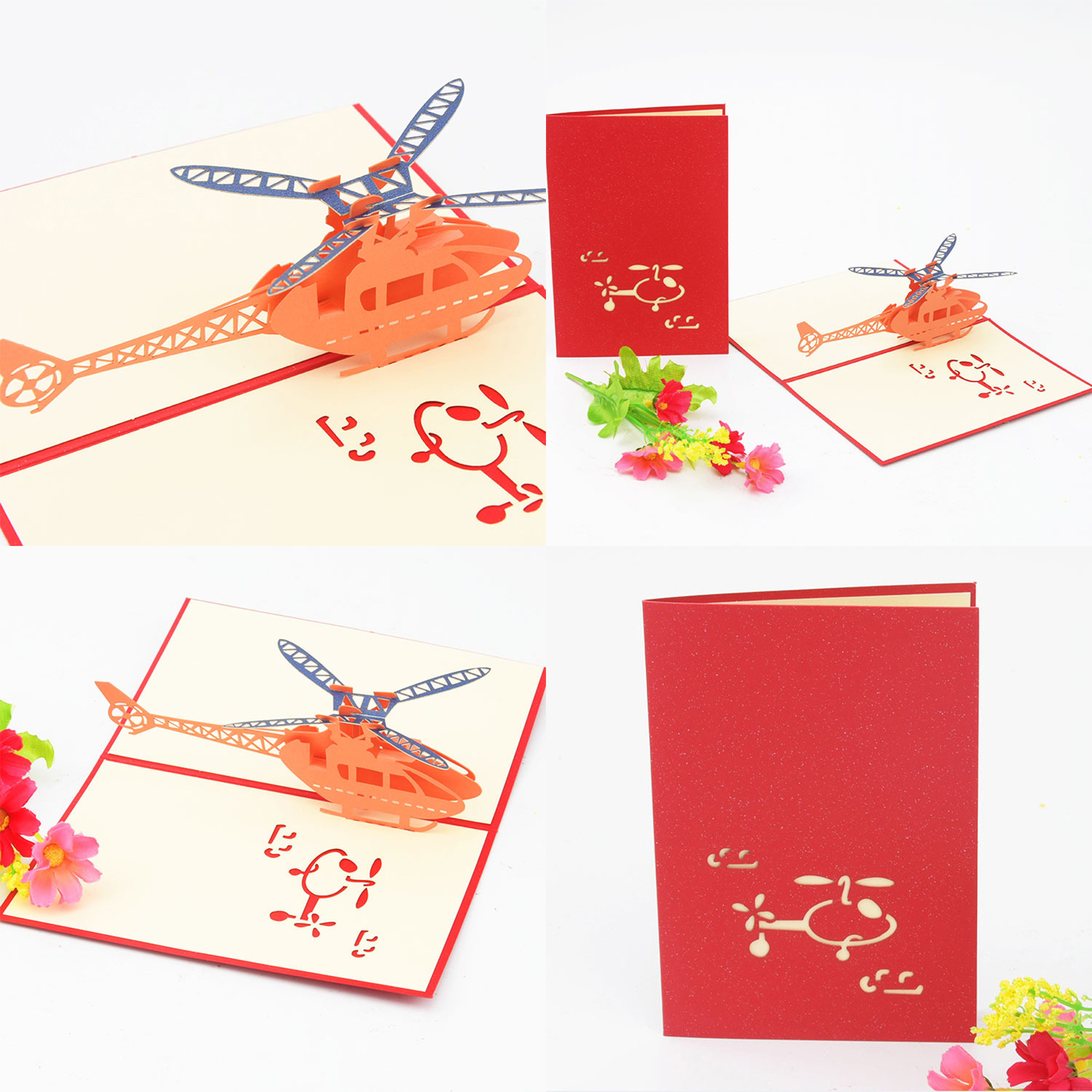 Plane Pop Up Card 2