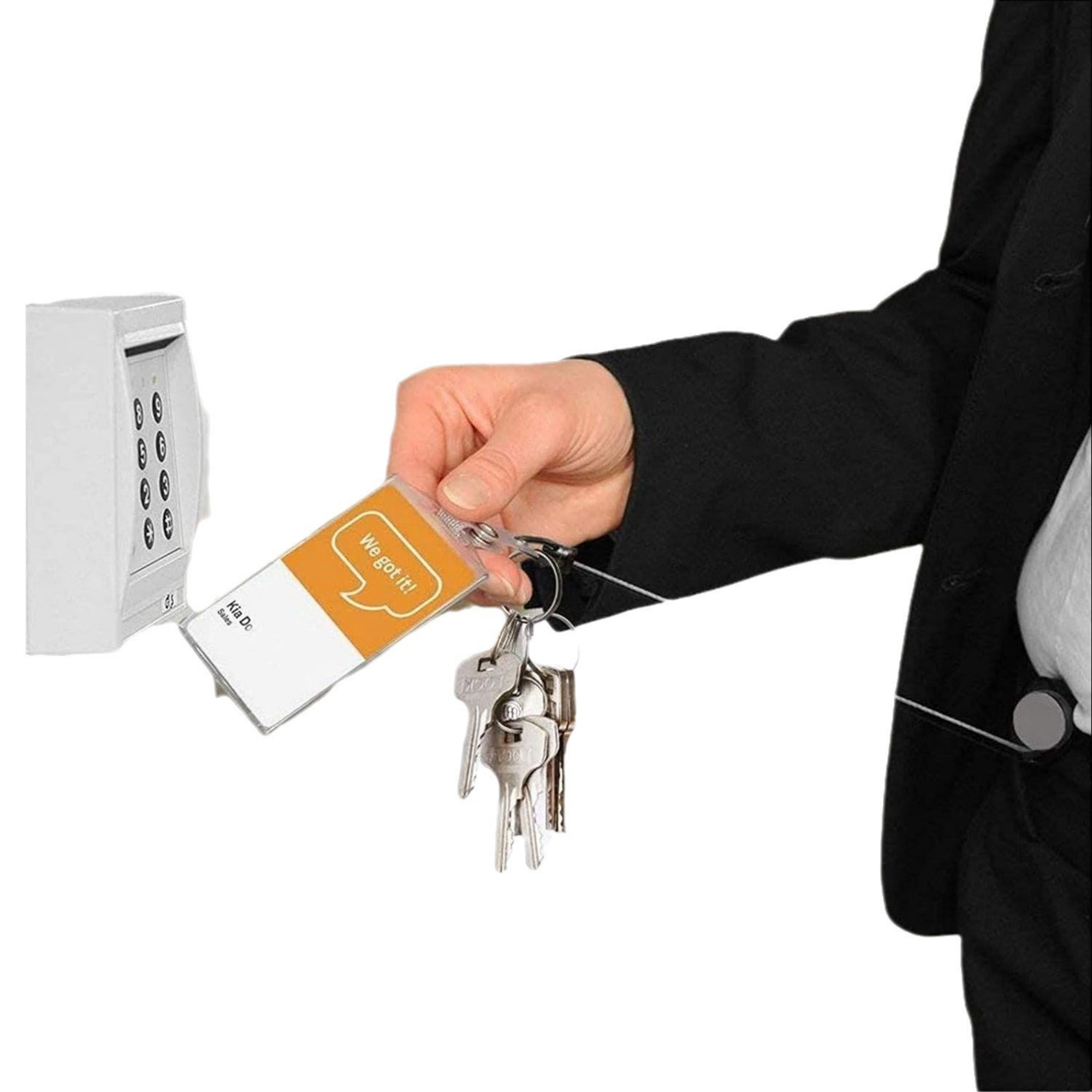 Retractable Badge Reel With Belt Clip 2