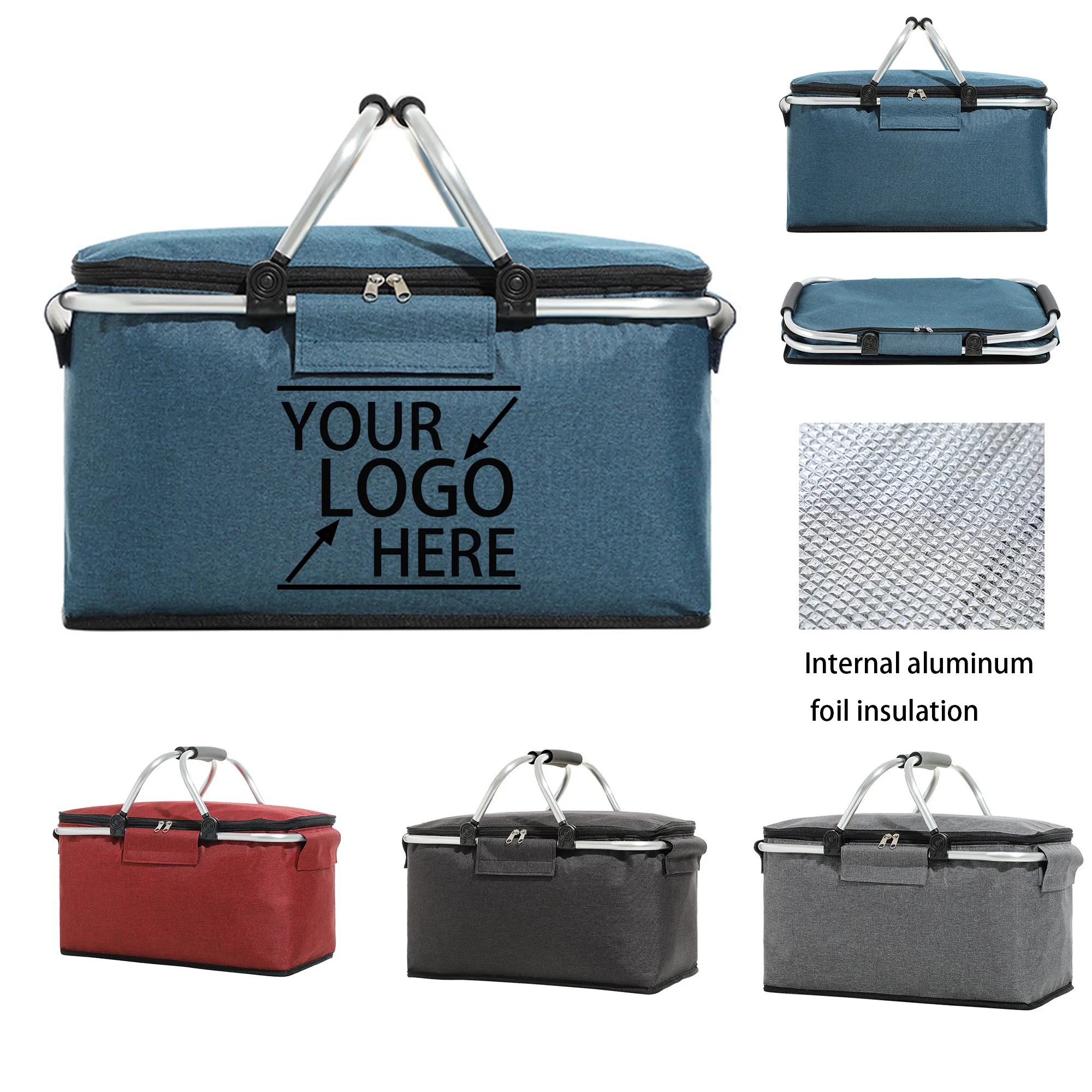 300D Oxford Fabric Insulated Tote Bag