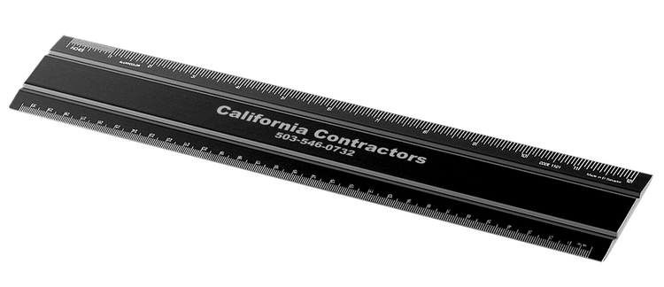 10" 45/90 Degree Aluminum Drafting Triangle 6