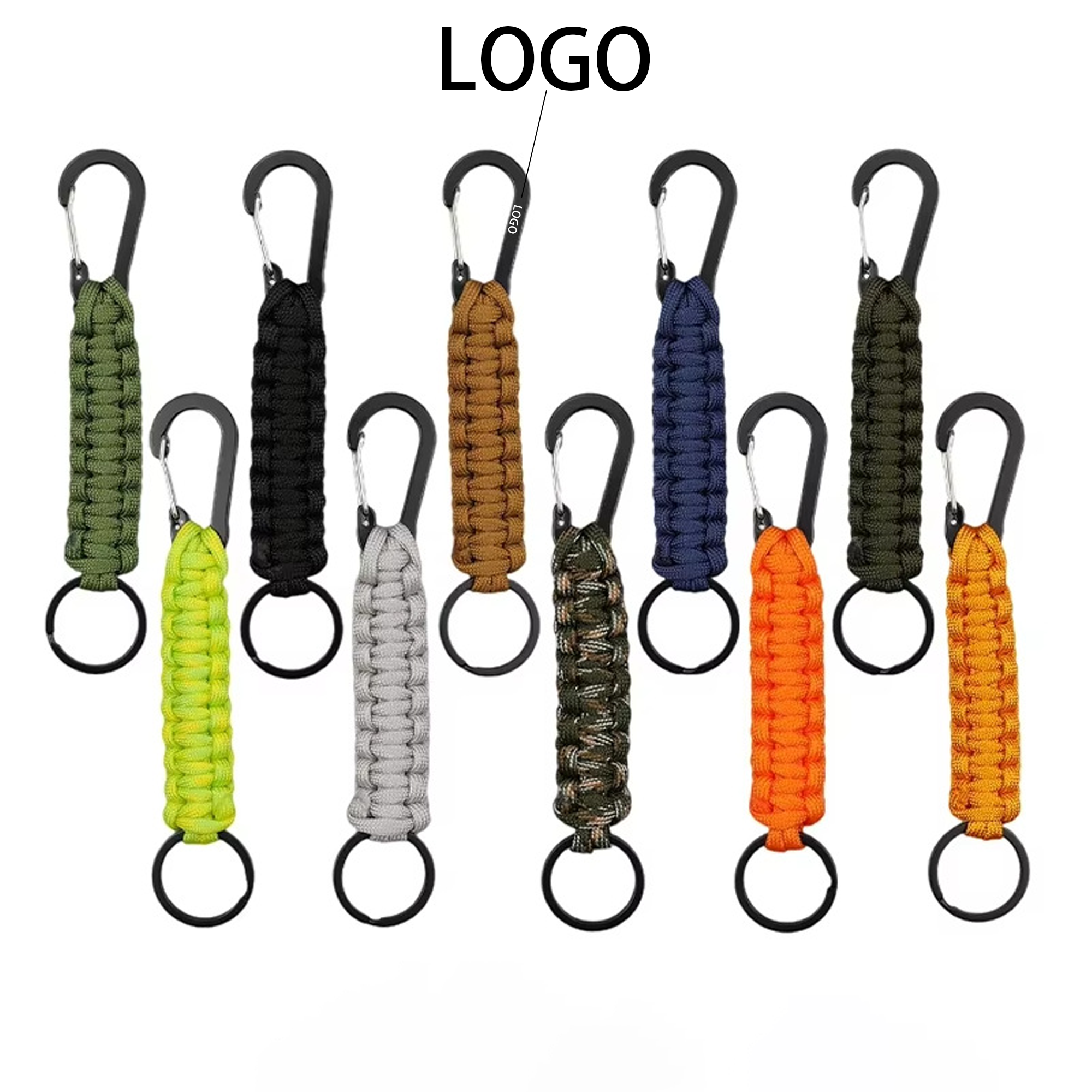 Tactical Paracord Woven Keychain 1