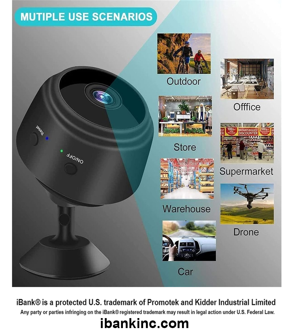 iBank ® Wireless Camera for Home Office Security 3