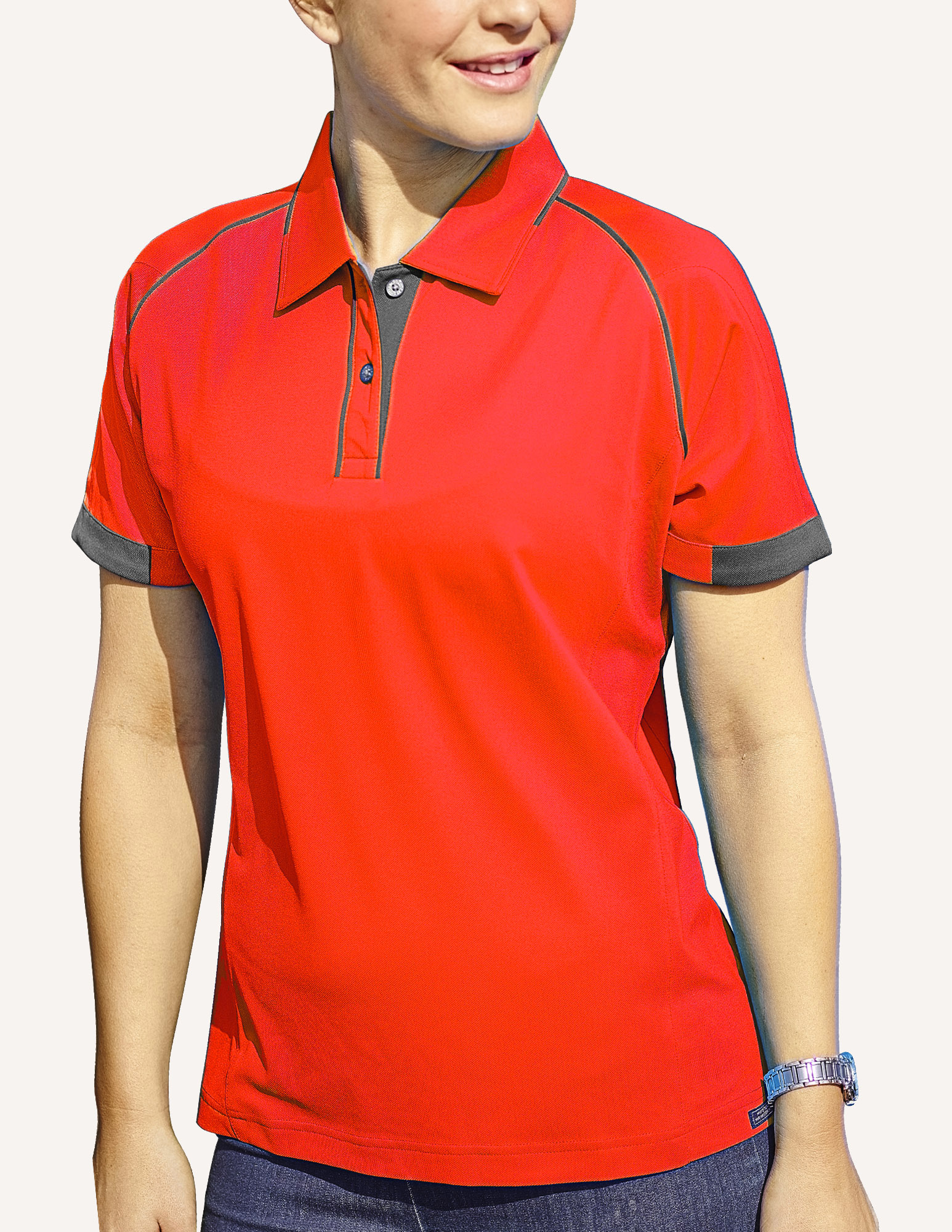Ladies' Aloha Hybrid Cooler Polo Shirt 8