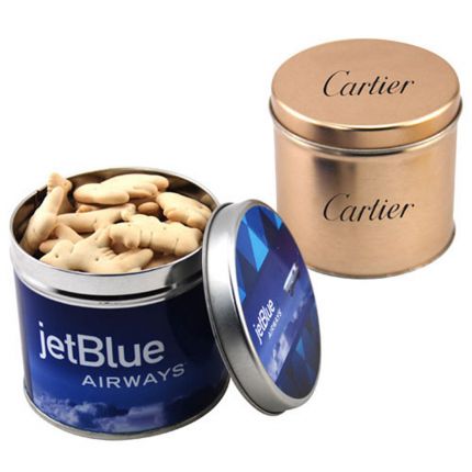 Round Tin with Animal Crackers 3