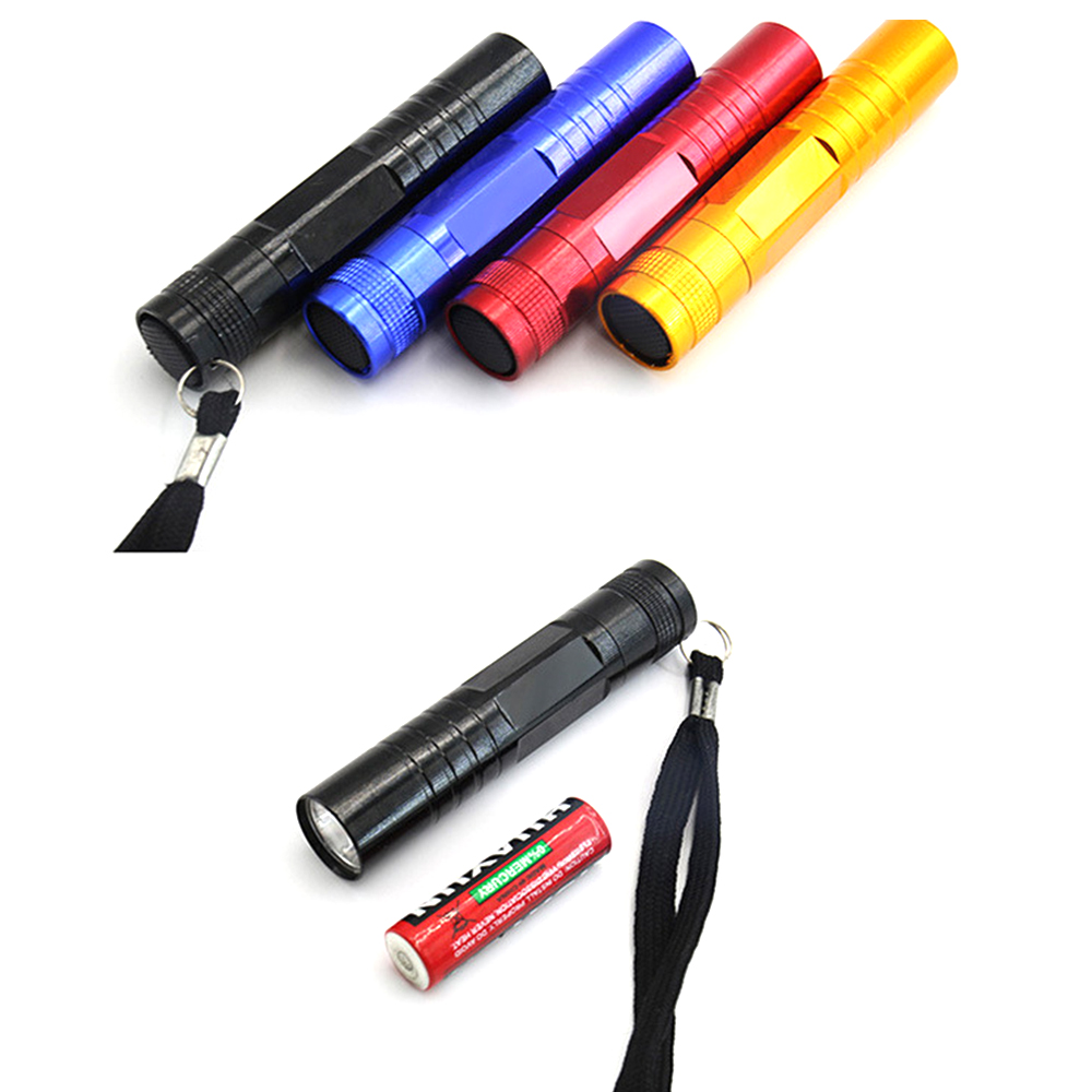AA battery mini portable LED flashlight electric torch 4