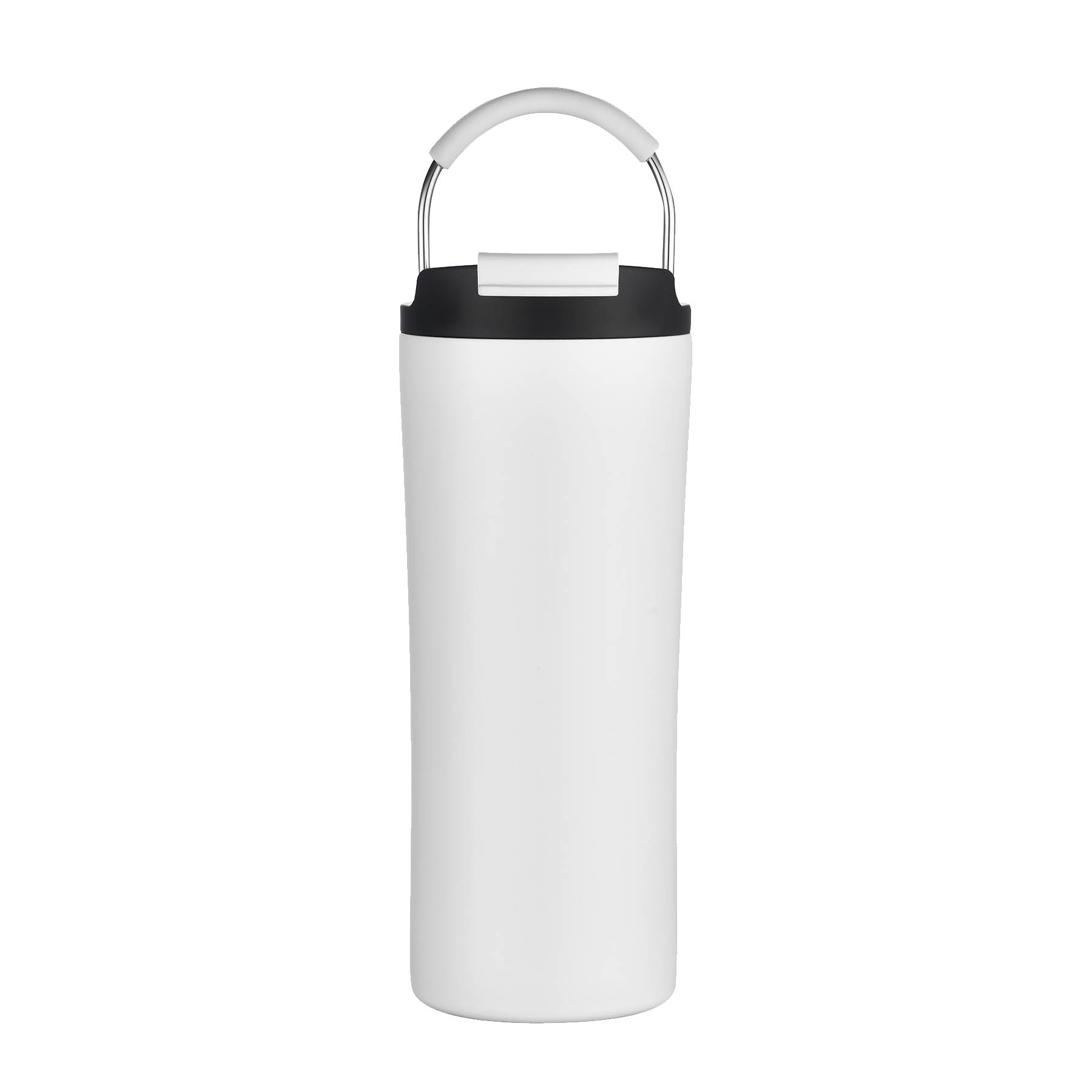 21oz. Dual Lid Vacuum Insulated Tumbler with Handle 2