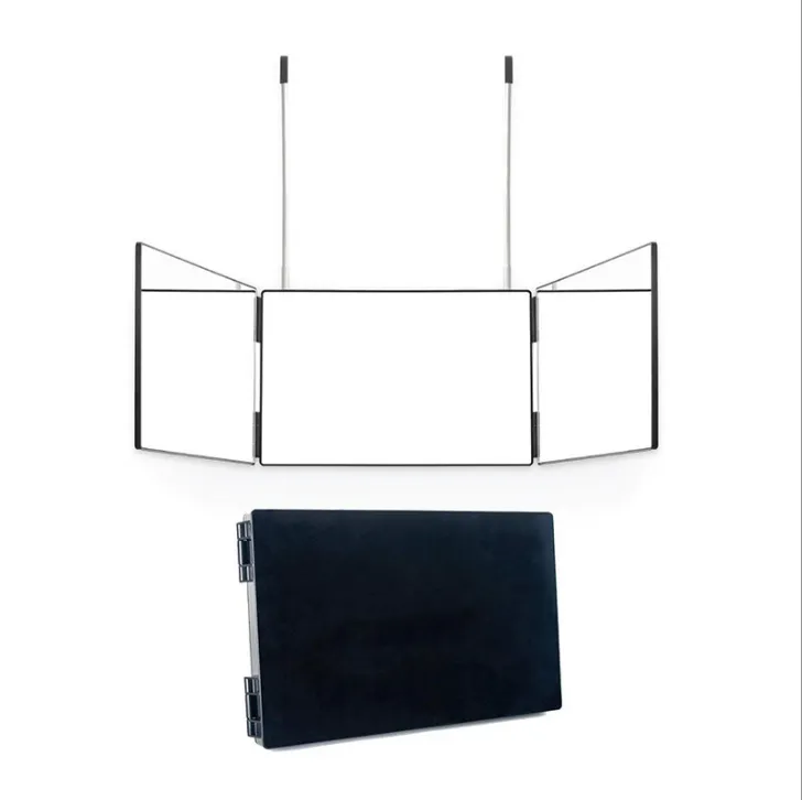 Cosmetic Folding 3-Sided Mirror 6