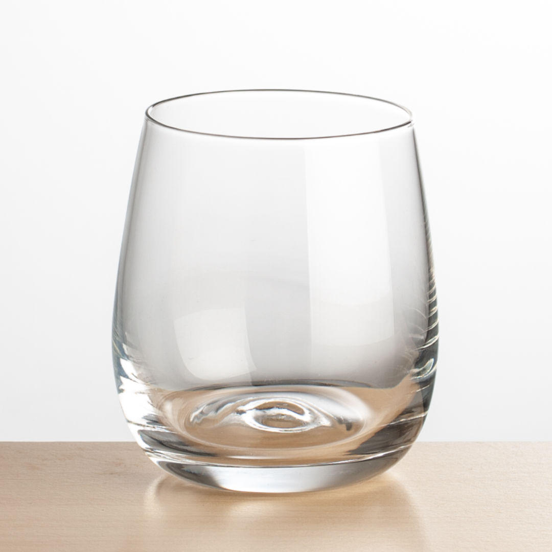 Crestview Stemless Wine - Deep Etch 9