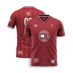 Custom Performance Soccer Jersey Full Color Dye Sublimated 5