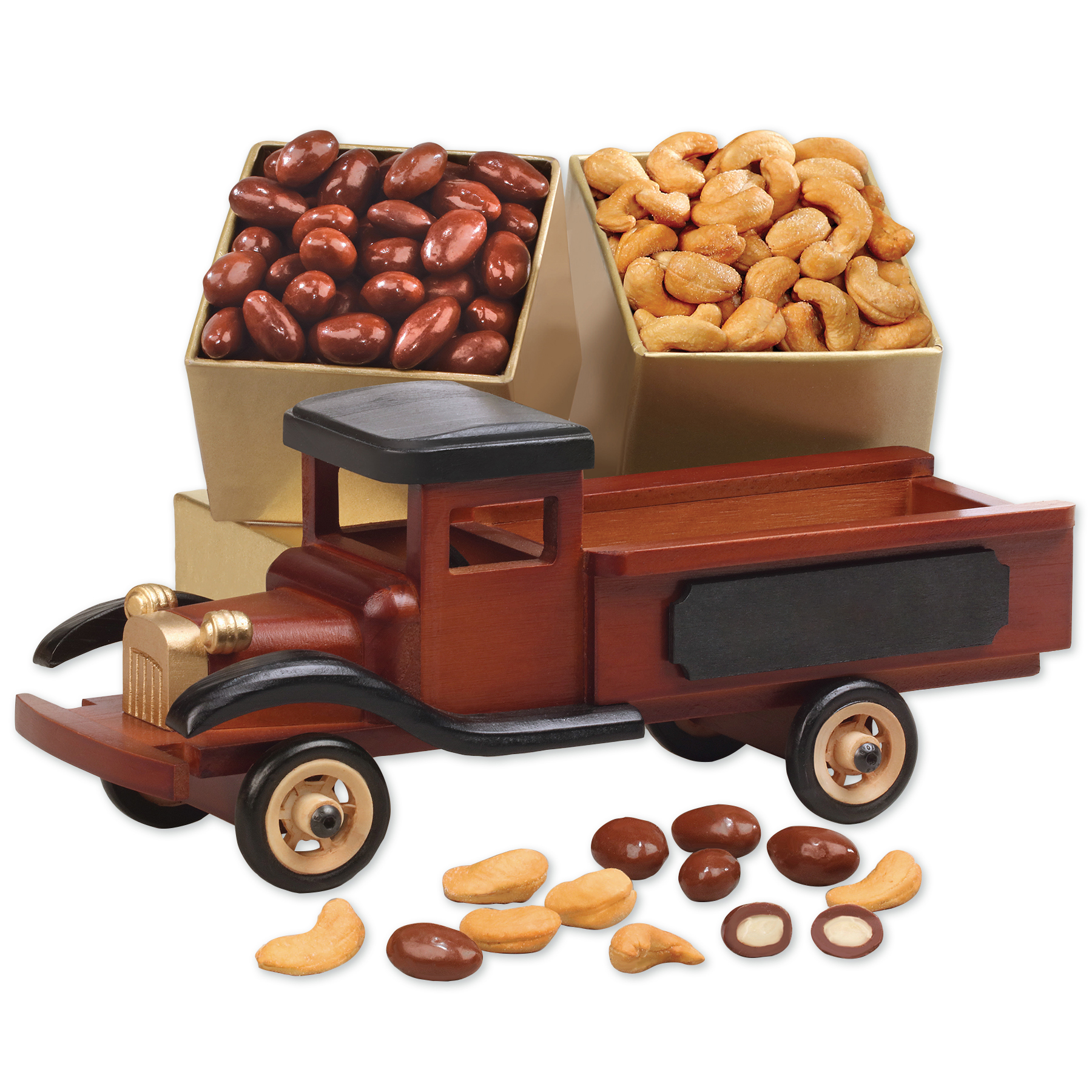 Vintage Pick-up Truck with Fancy Cashews & Chocolate Almonds 3