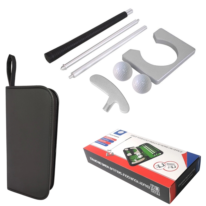Golf Club Aluminum Alloy Putter Kit for Travel and Indoor 3