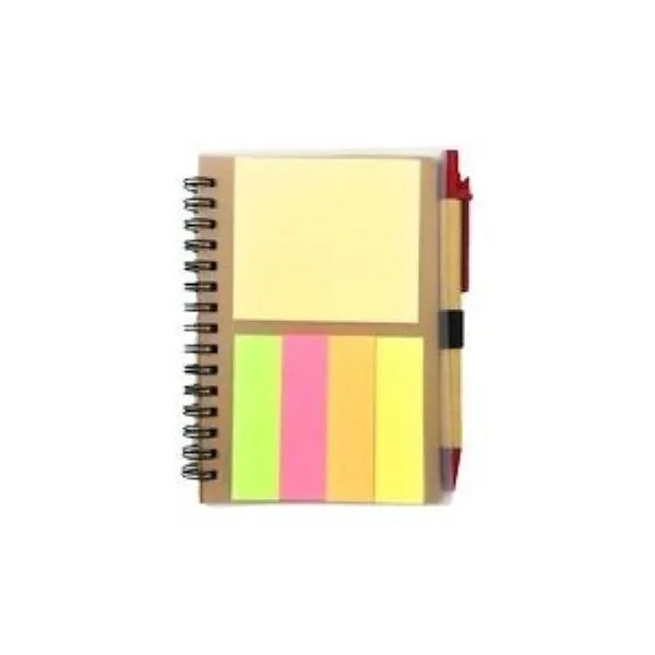 Eco-Friendly Complete Set Spiral Notebook Item # RCRLF-PJOYN 4
