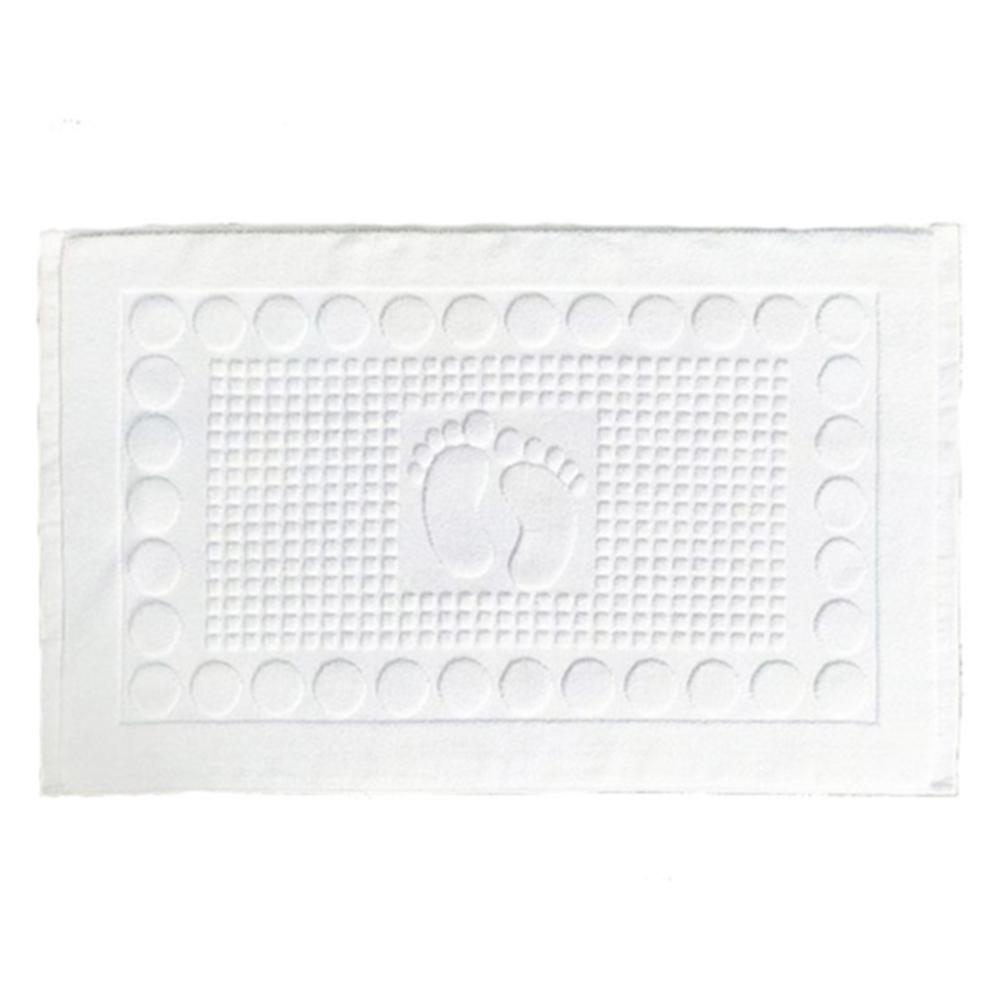 Anti Slippery Jacquard Pattern Cotton Floor Towels 3