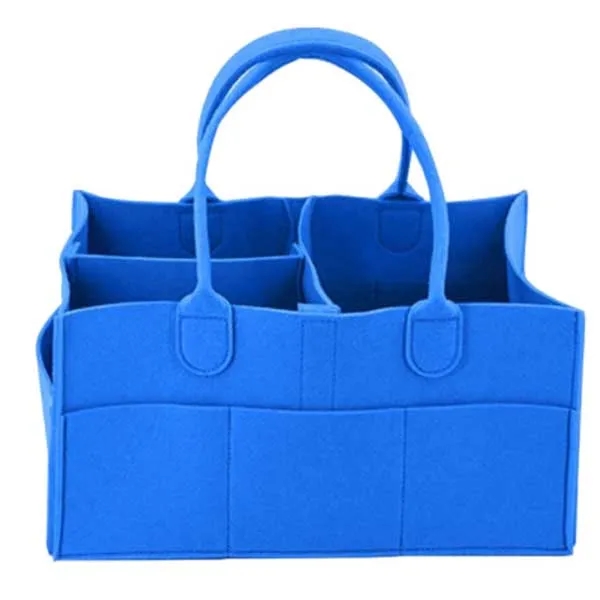 Felt Bag Baby Diaper Caddy Storage Organizer Tote 3