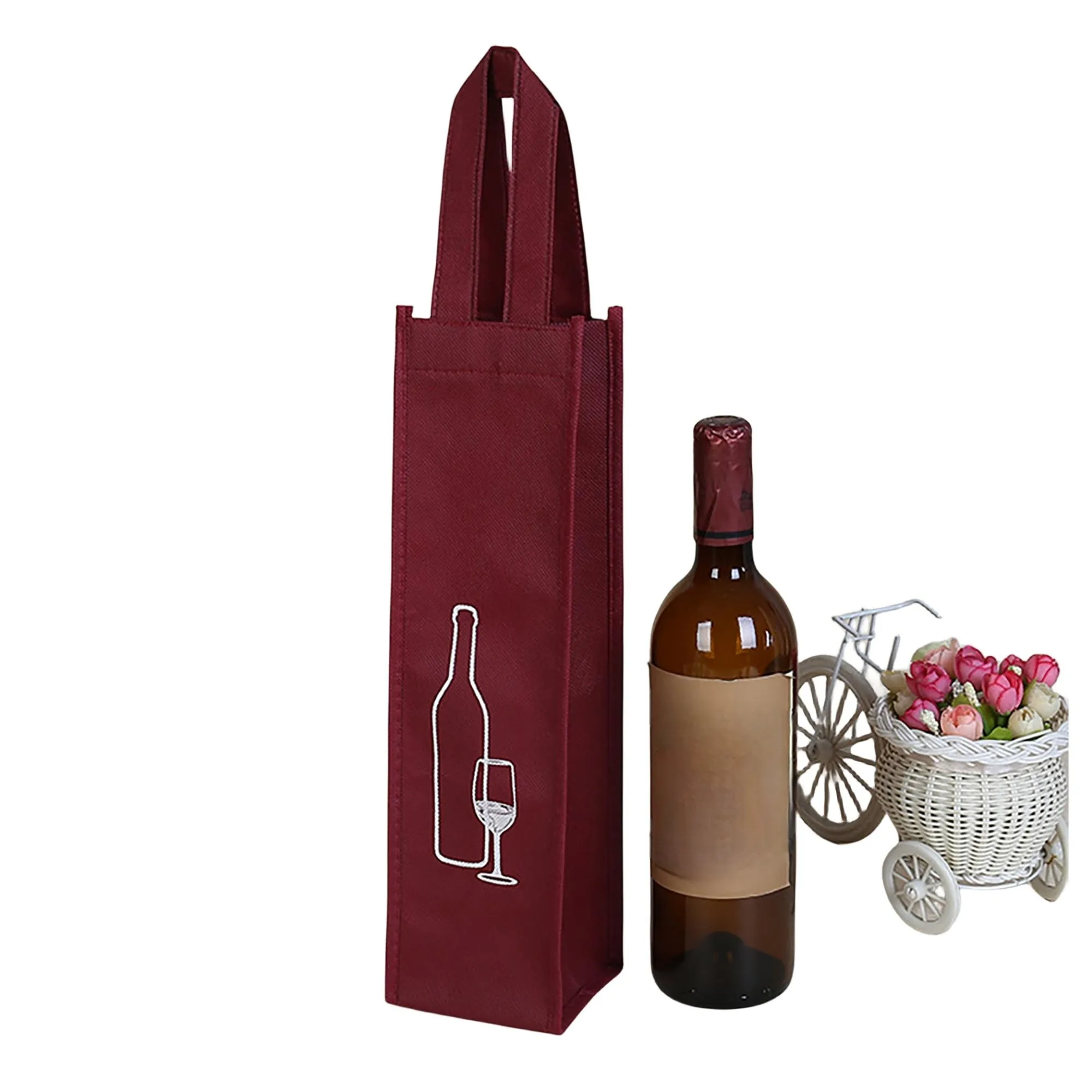 Non-Woven Single Wine Bottle Bag 2