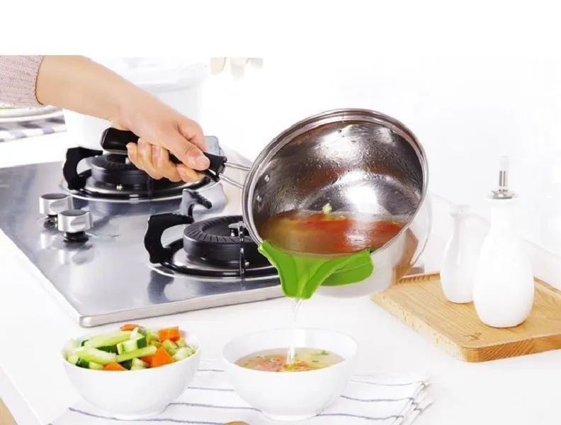 Silicone Kitchen Funnel Tools 1