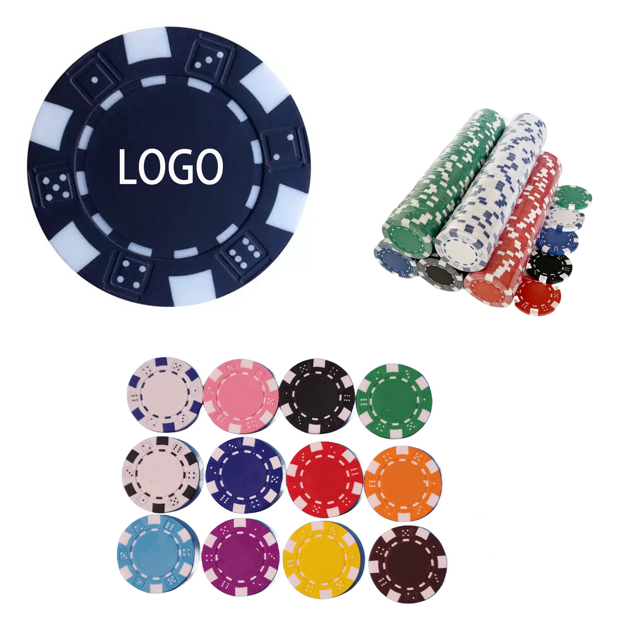 Poker Chips MOQ 100pcs 1